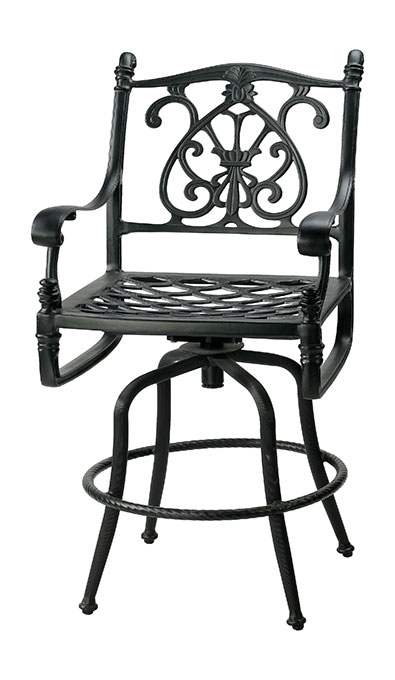 Florence Cushion Swivel Balcony Stool