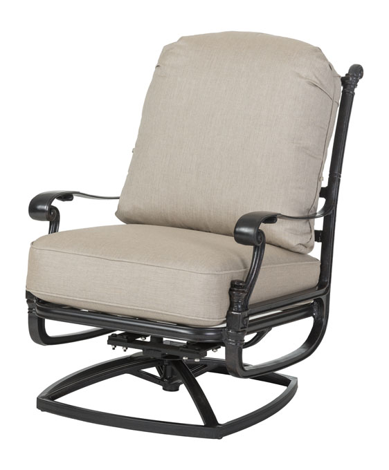Florence Cushion High Back Swivel Rocking Lounge Chair