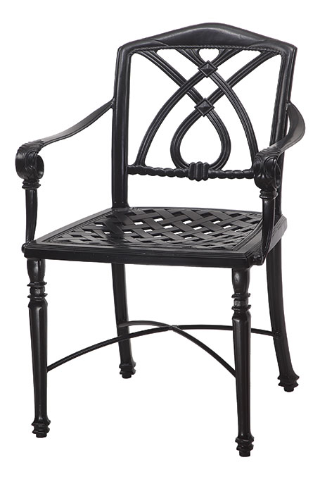 Terrace Cushion Café Chair with Arms - Welded