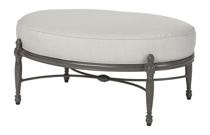 Bel Air Oval Ottoman