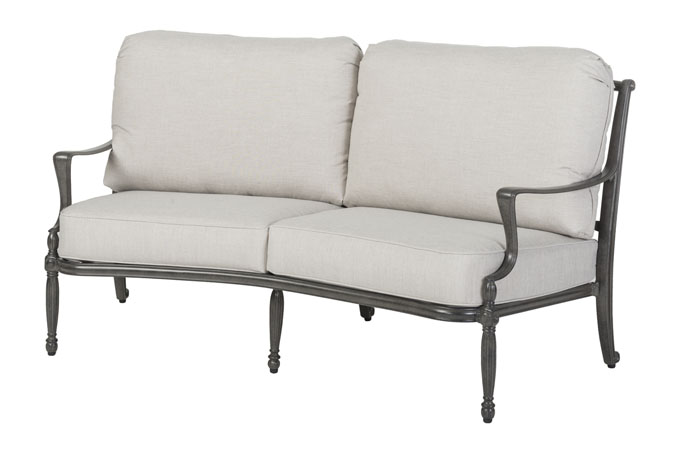 Bel Air Curved Loveseat