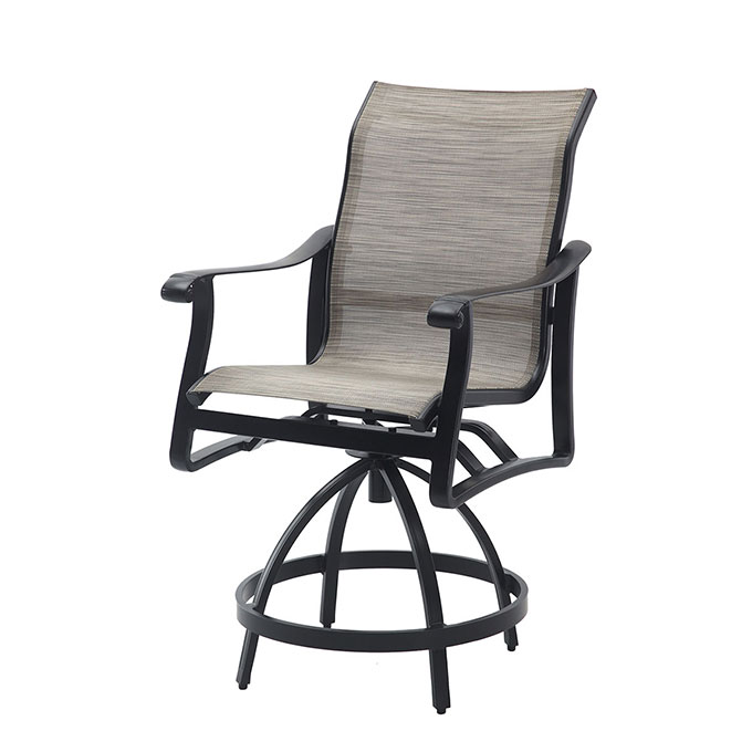 Lucerne Sling Swivel Balcony Stool