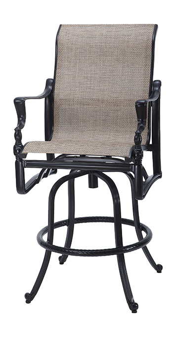 Bel Air Sling Swivel Bar Stool