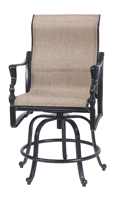 Bel Air Sling Swivel Rocking Balcony Stool