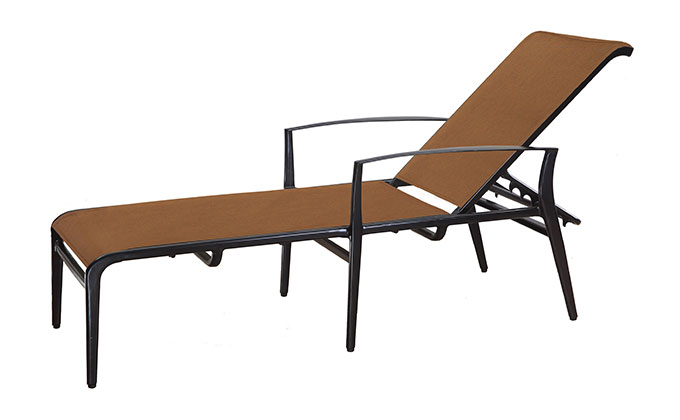 Phoenix Padded Sling Chaise Lounge