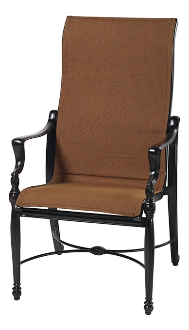 Bel Air Padded Sling High Back Dining Chair