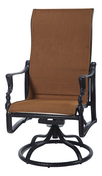 Bel Air Padded Sling High Back Swivel Rocker