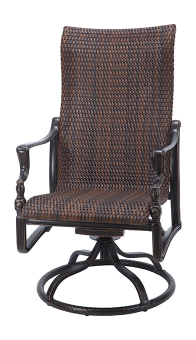 Bel Air Woven High Back Swivel Rocker