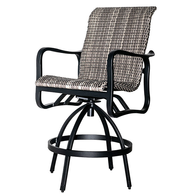 Cabrisa Woven Swivel Bar Stool
