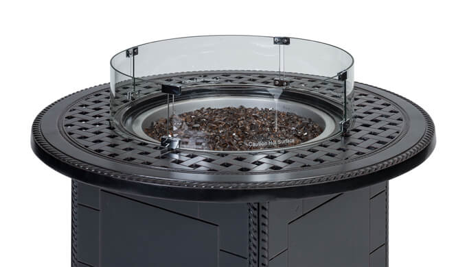 25" Round Wind Screen