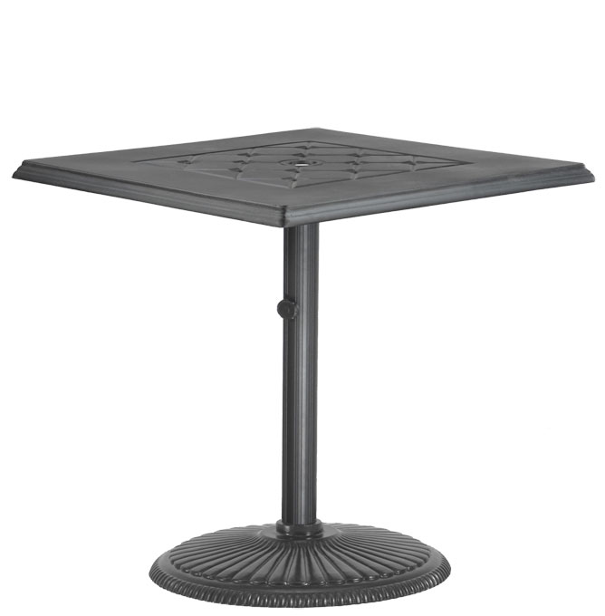 Madrid II 30" Square Pedestal Table