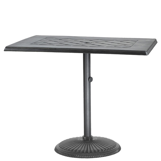 Madrid II 30"x48" Rectangular Pedestal Table